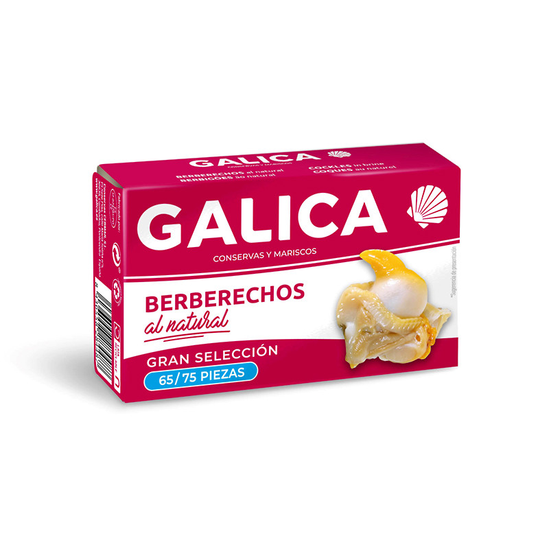 BERBERECHOS AL NATURAL 65/75 LATA OL-120